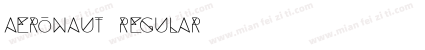 Aeronaut Regular字体转换